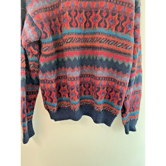 The Peruvian Connection Women's Large Multicolored Alpaca Pullover Sweater - Picture 3 of 8